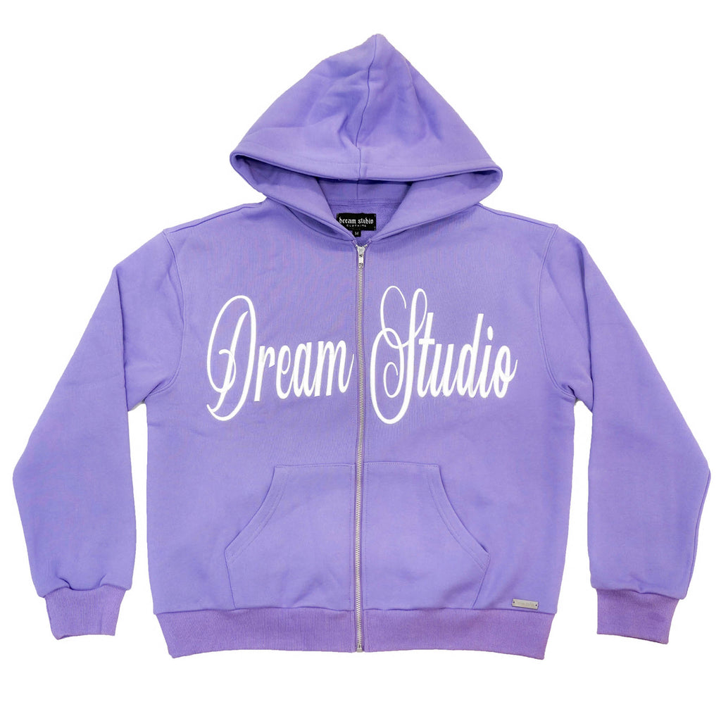 Purple "Dream Studio" Zip-Hoodie