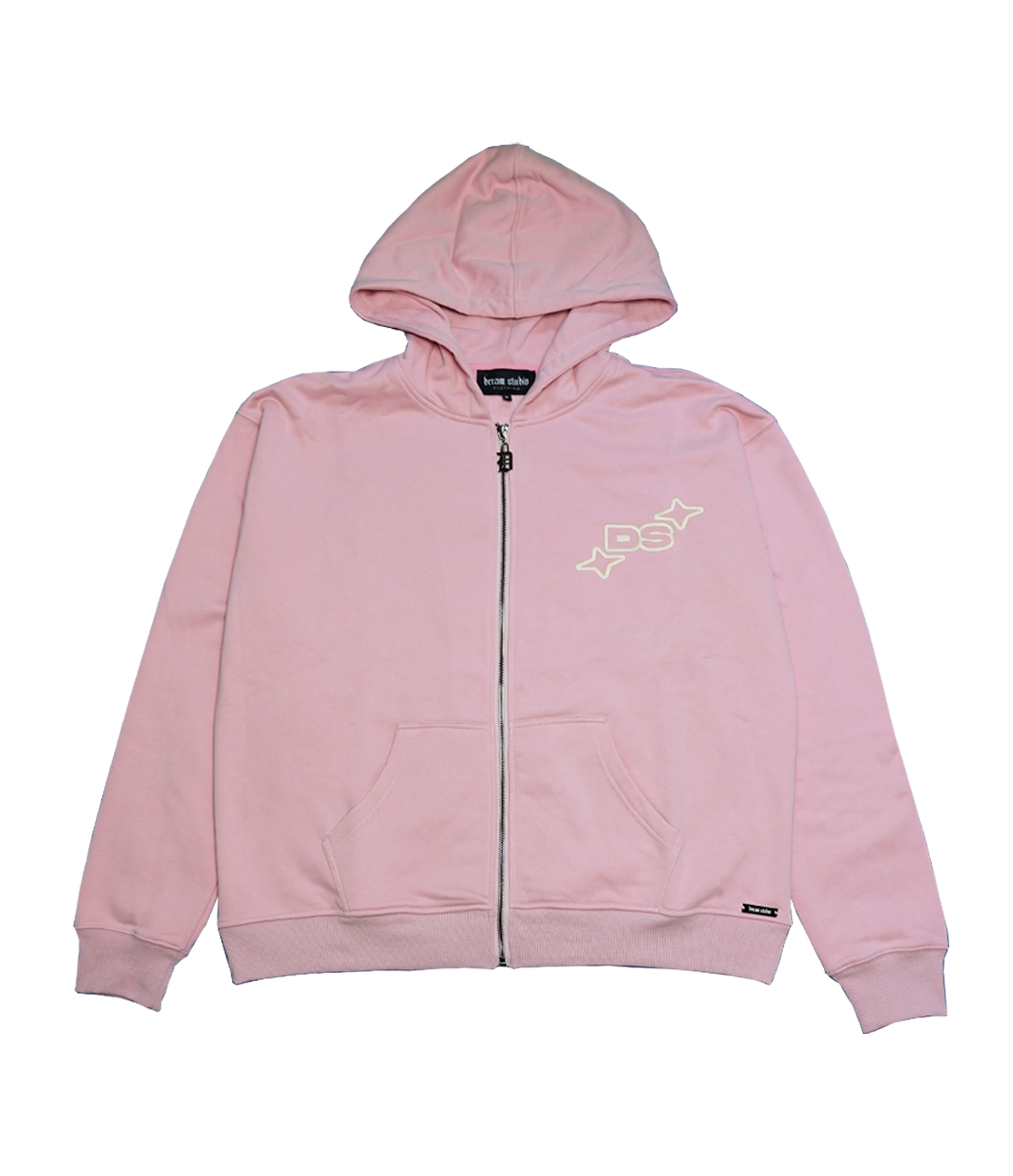 Pink "Dreamers" Zip-Hoodie